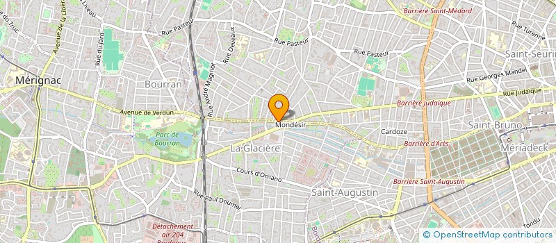 localisation de l'entreprise MONSIEUR RACHID KONATE  MERIGNAC