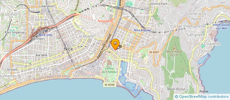 localisation de l'entreprise MONSIEUR RACHID KOUIDRI à NICE
