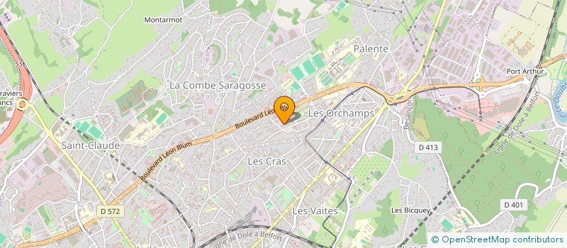 localisation de l'entreprise MONSIEUR RACHID KOUSSOURI  BESANCON