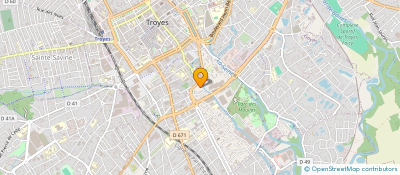 localisation de l'entreprise MONSIEUR RACHID KSIKSI à TROYES