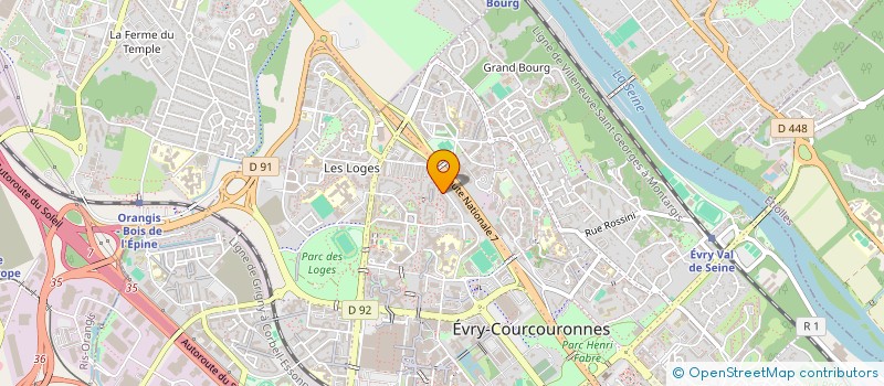 localisation de l'entreprise MONSIEUR RACHID LAAMRANI à EVRY-COURCOURONNES