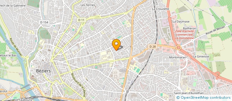 localisation de l'entreprise MONSIEUR RACHID LAGSSIR à BEZIERS