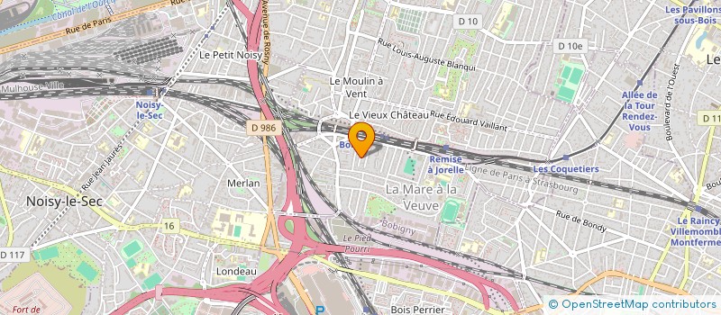 localisation de l'entreprise MONSIEUR RACHID LAKHEL  BONDY