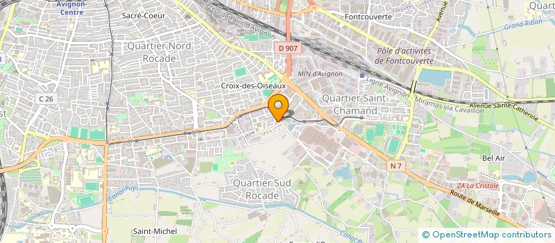 localisation de l'entreprise MONSIEUR RACHID LAKRAA  AVIGNON