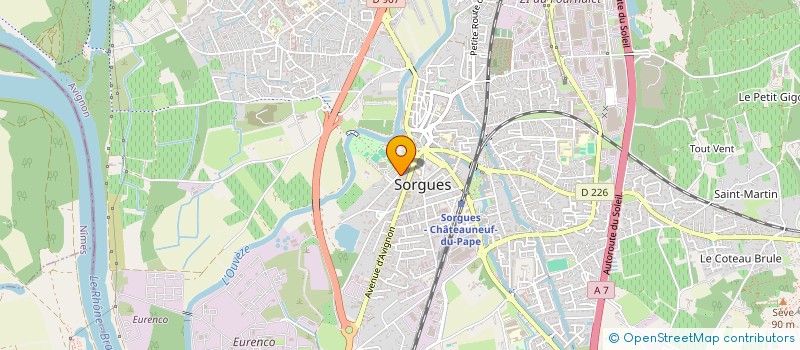 localisation de l'entreprise MONSIEUR RACHID LAM-ALAM à SORGUES