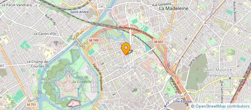 localisation de l'entreprise MONSIEUR RACHID LAMAMRA à LILLE