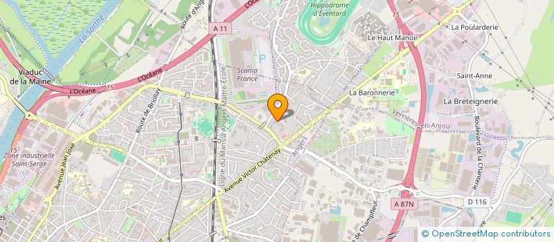 localisation de l'entreprise MONSIEUR RACHID LAMJAR à ANGERS