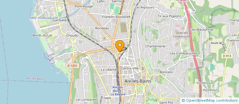 localisation de l'entreprise MONSIEUR RACHID LAMKHANTAR  AIX-LES-BAINS