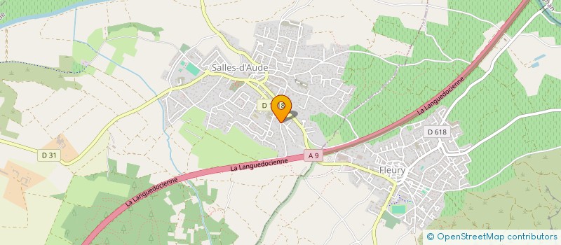 localisation de l'entreprise MONSIEUR RACHID LAMZAH  SALLES-D'AUDE