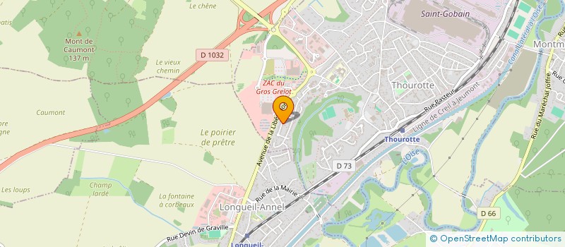 localisation de l'entreprise MONSIEUR RACHID LAMZOUDI  THOUROTTE