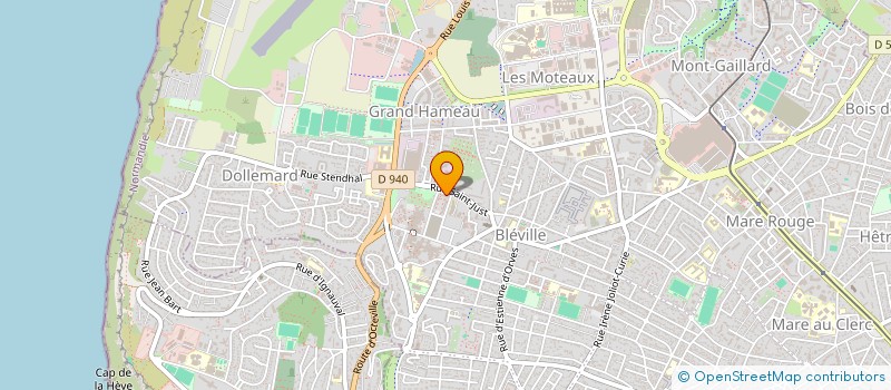 localisation de l'entreprise MONSIEUR RACHID LAOUEDJ  LE HAVRE