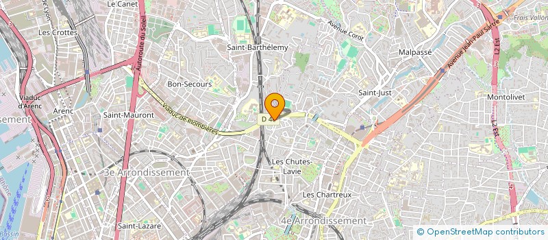 localisation de l'entreprise MONSIEUR RACHID LATIFI  MARSEILLE 4EME