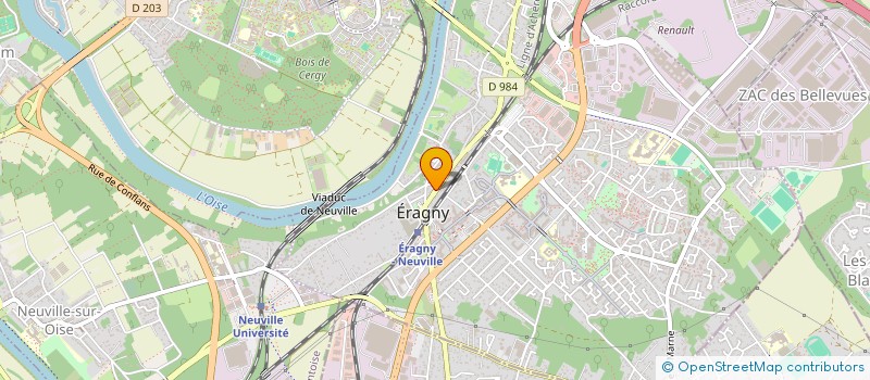 localisation de l'entreprise MONSIEUR RACHID LATRECHE  ERAGNY