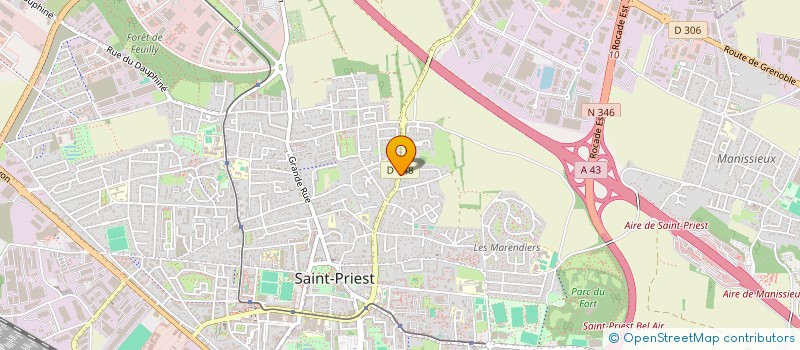 localisation de l'entreprise MONSIEUR RACHID LEHLALI  SAINT-PRIEST