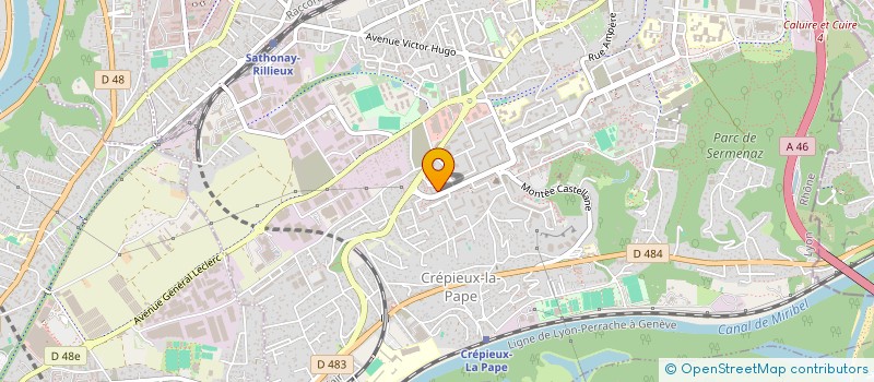 localisation de l'entreprise MONSIEUR RACHID LEMHANI  RILLIEUX-LA-PAPE