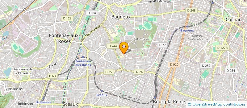 localisation de l'entreprise MONSIEUR RACHID LERHLID à BAGNEUX