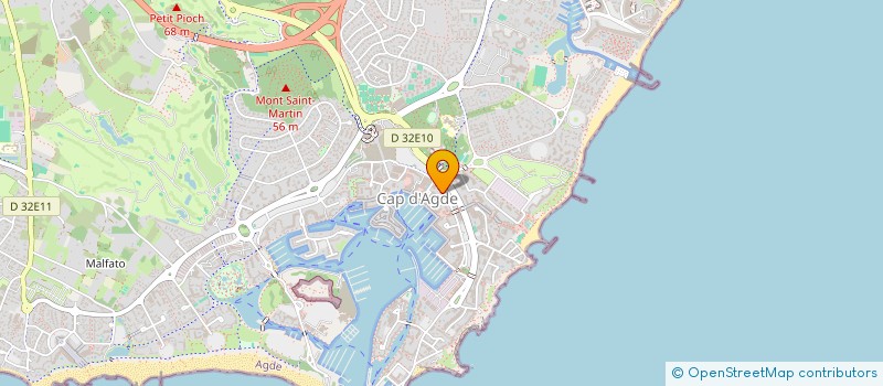 localisation de l'entreprise MONSIEUR RACHID LOUCHENE  AGDE