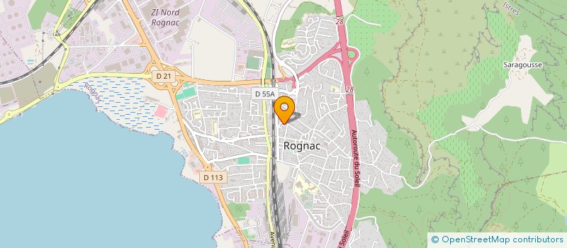 localisation de l'entreprise MONSIEUR RACHID LOUDJEDI  ROGNAC