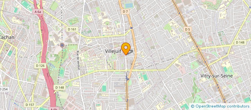 localisation de l'entreprise MONSIEUR RACHID LOUNICI  VILLEJUIF