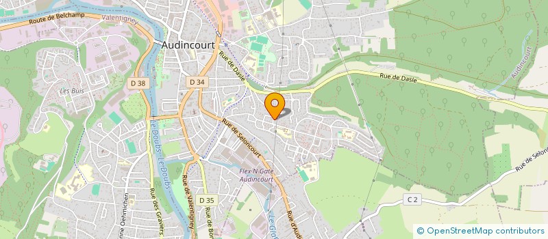 localisation de l'entreprise MONSIEUR RACHID MAHMOUDY à AUDINCOURT