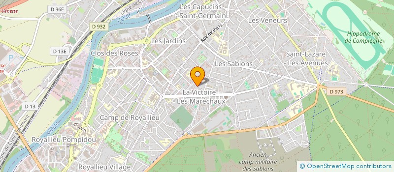 localisation de l'entreprise MONSIEUR RACHID MAINA à COMPIEGNE