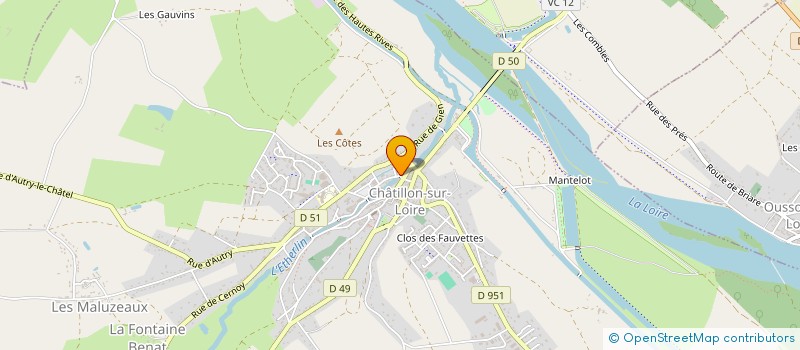 localisation de l'entreprise MONSIEUR RACHID MAKOSSO DELLA à CHATILLON-SUR-LOIRE