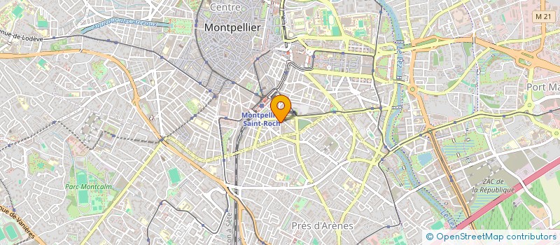 localisation de l'entreprise MONSIEUR RACHID MAMOUNI  MONTPELLIER