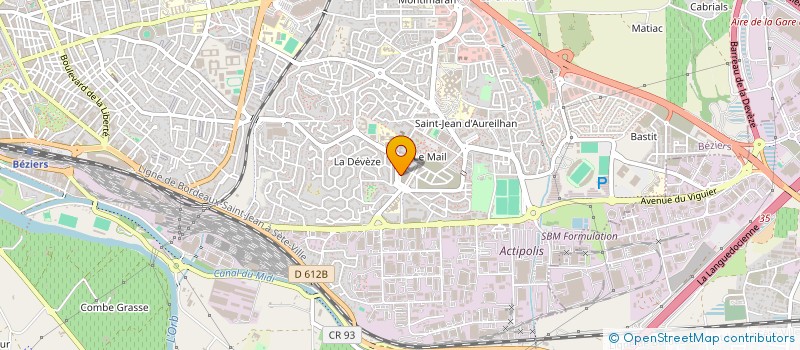 localisation de l'entreprise MONSIEUR RACHID MAZOUZI  BEZIERS