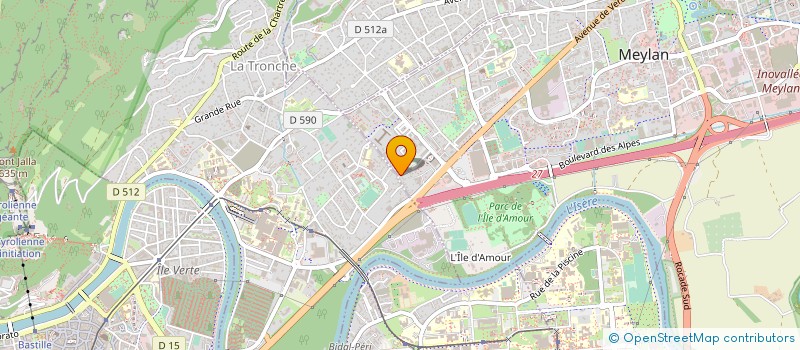 localisation de l'entreprise MONSIEUR RACHID MECHEMACHE  MEYLAN