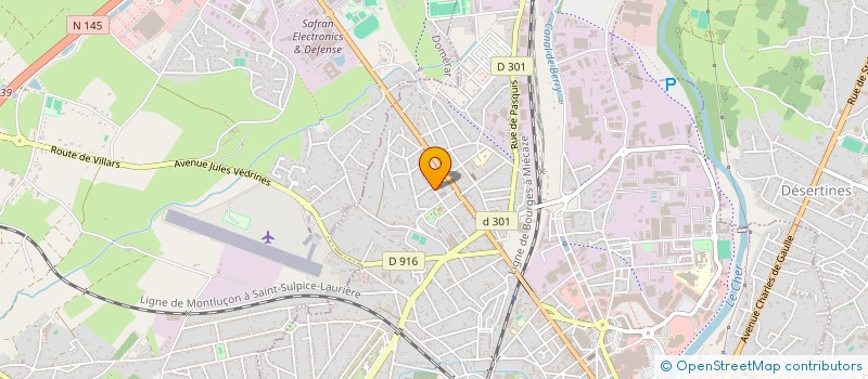 localisation de l'entreprise MONSIEUR RACHID MEDDOUR à MONTLUCON
