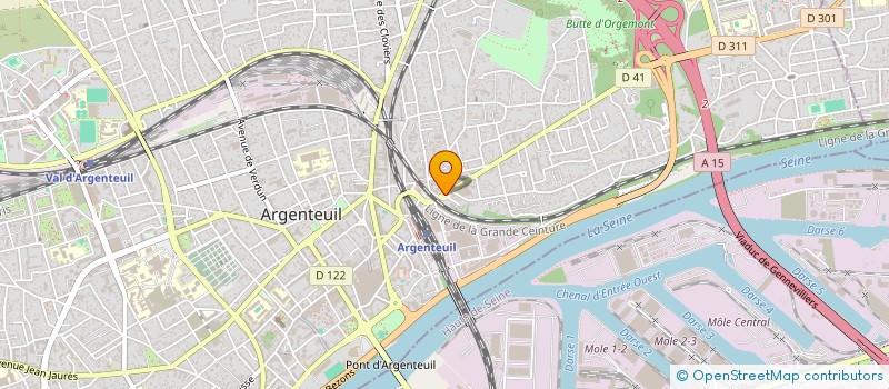 localisation de l'entreprise MONSIEUR RACHID MEDJADI  ARGENTEUIL