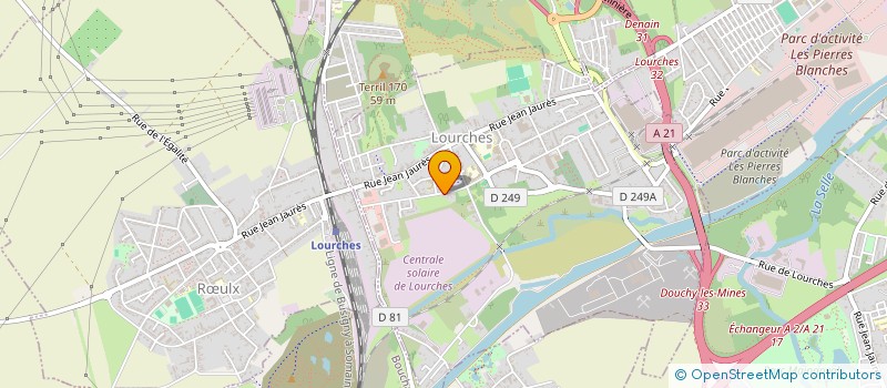 localisation de l'entreprise MONSIEUR RACHID MEDJAHED  LOURCHES