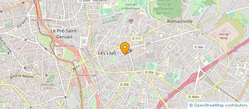localisation de l'entreprise MONSIEUR RACHID MEDJAHED à LES LILAS