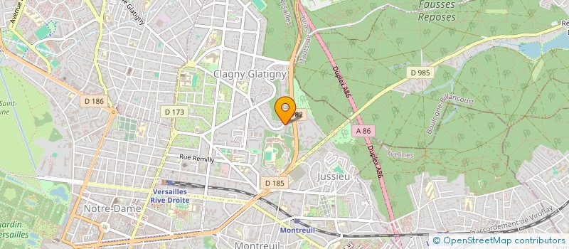 localisation de l'entreprise MONSIEUR RACHID MEHANI à VERSAILLES