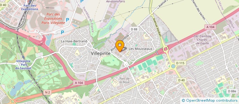 localisation de l'entreprise MONSIEUR RACHID MEHIAOUI à VILLEPINTE
