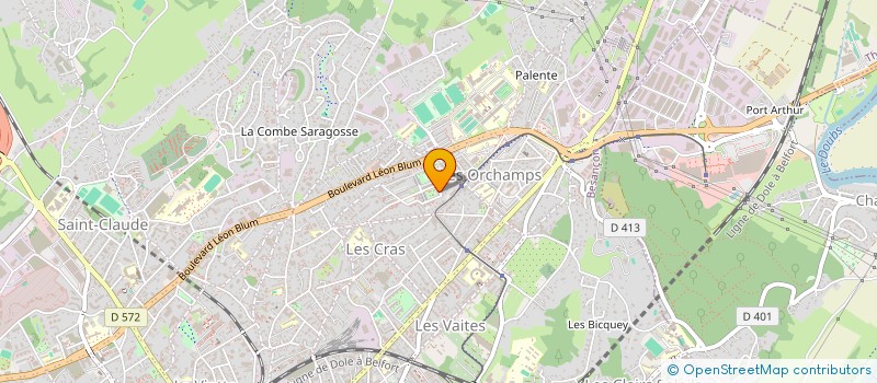 localisation de l'entreprise MONSIEUR RACHID MEKAHLI à BESANCON