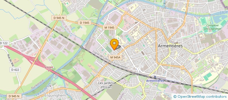 localisation de l'entreprise MONSIEUR RACHID MEKKAOUI  ARMENTIERES