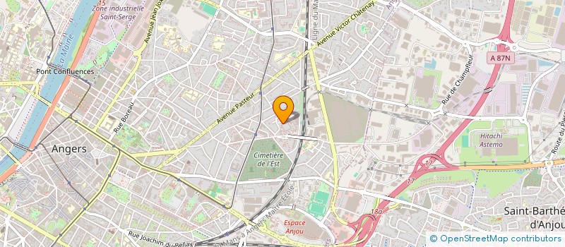 localisation de l'entreprise MONSIEUR RACHID MELTACHI à ANGERS