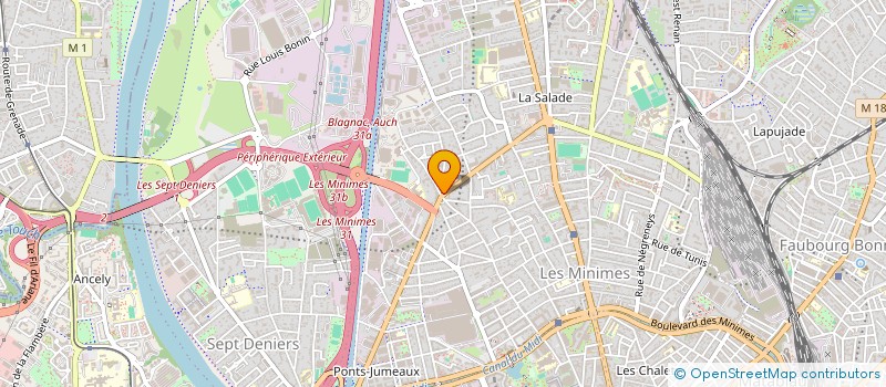 localisation de l'entreprise MONSIEUR RACHID MESSAIBI  TOULOUSE