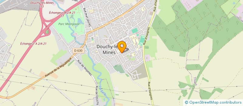 localisation de l'entreprise MONSIEUR RACHID MESSAOU à DOUCHY-LES-MINES