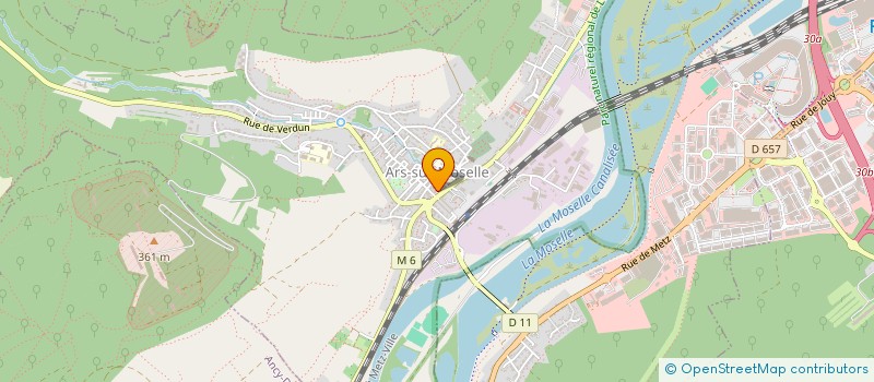 localisation de l'entreprise MONSIEUR RACHID MESSAOUD  ARS-SUR-MOSELLE