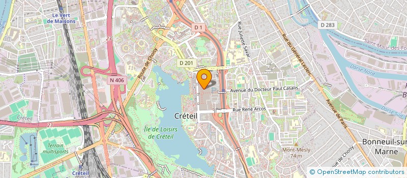 localisation de l'entreprise MONSIEUR RACHID MESSERLI  CRETEIL