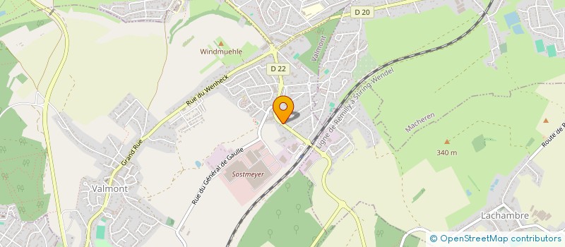 localisation de l'entreprise MONSIEUR RACHID MEZELI à VALMONT