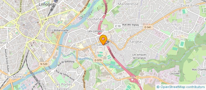 localisation de l'entreprise MONSIEUR RACHID MEZIANE à LIMOGES