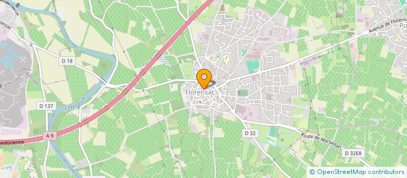 localisation de l'entreprise MONSIEUR RACHID MHYAOUI  FLORENSAC