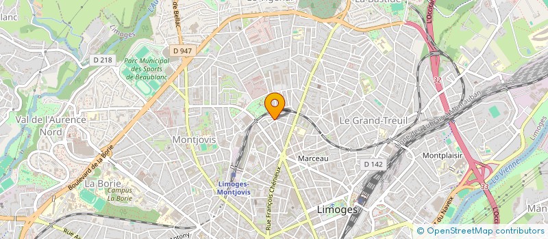 localisation de l'entreprise MONSIEUR RACHID MILLOGO à LIMOGES