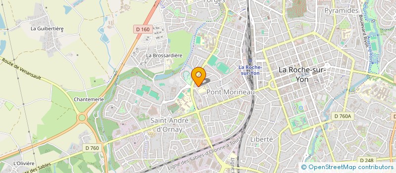 localisation de l'entreprise MONSIEUR RACHID MOHAMED à LA ROCHE-SUR-YON