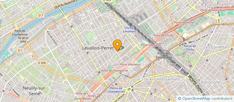 localisation de l'entreprise MONSIEUR RACHID MOHELLEBI à LEVALLOIS-PERRET