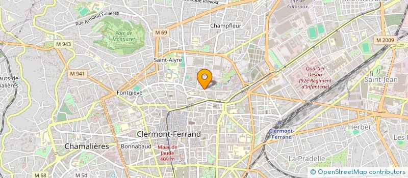 localisation de l'entreprise MONSIEUR RACHID MOKDAD  CLERMONT-FERRAND