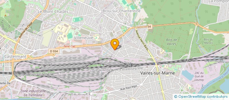 localisation de l'entreprise MONSIEUR RACHID MOKEDDEM  BROU-SUR-CHANTEREINE